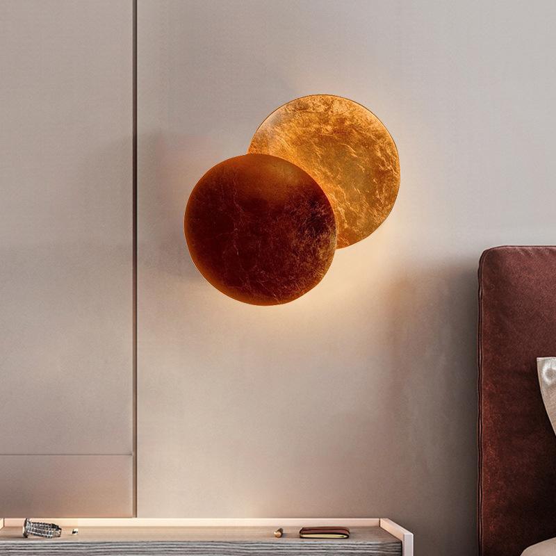 Creative Rotatable Moon Phase Wall Lamp - Lighting