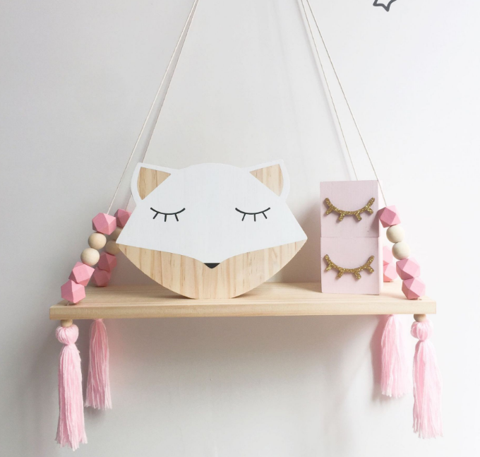 Colorful Beads Tassel Wall Shelf - Starhauz.com
