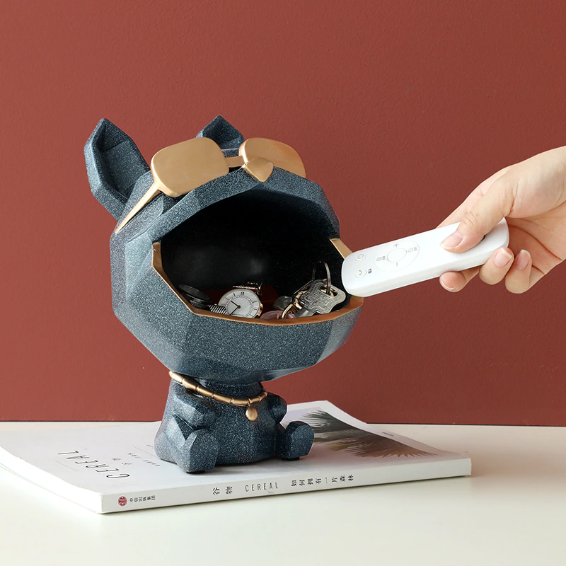 Swagy Dog Figurine Multifunction Storage Bin - Starhauz.com