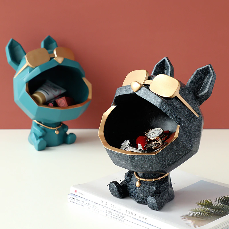 Swagy Dog Figurine Multifunction Storage Bin - Starhauz.com