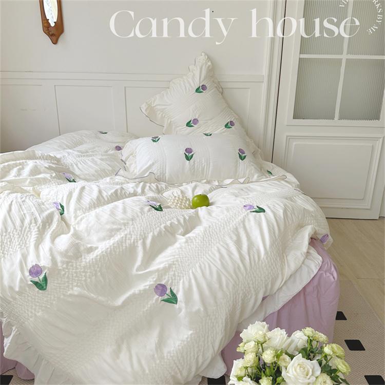 Coquette Room Tulip Ruffle Bedding Set - Bedding