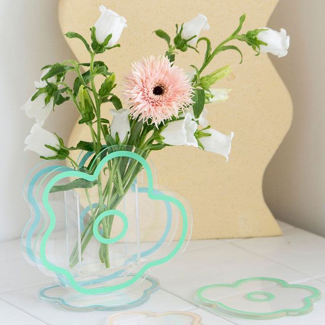 Flower Acrylic Vase - Starhauz.com