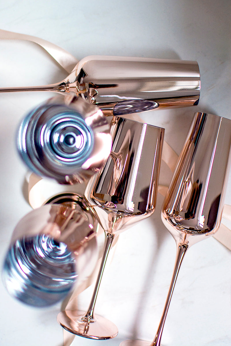 Rose Gold Goblet - Kitchen