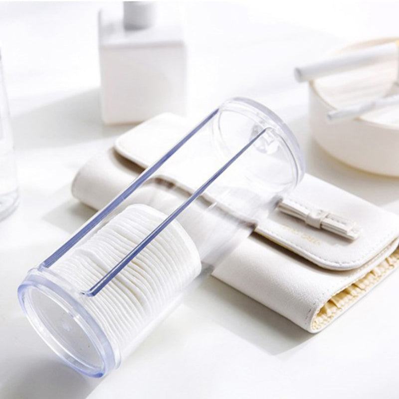 Transparent Cotton Bud Jar - Starhauz.com