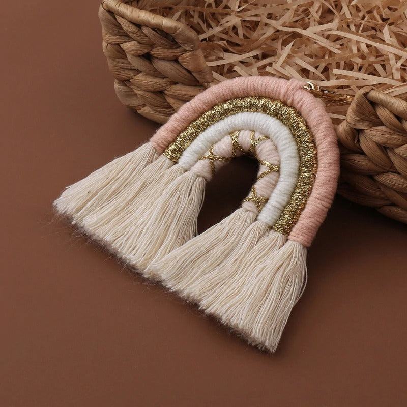 Macramé Rainbow Wall Hanging Décor - Starhauz.com