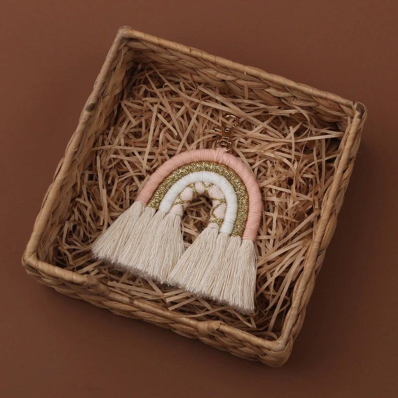 Macramé Rainbow Wall Hanging Décor - Starhauz.com