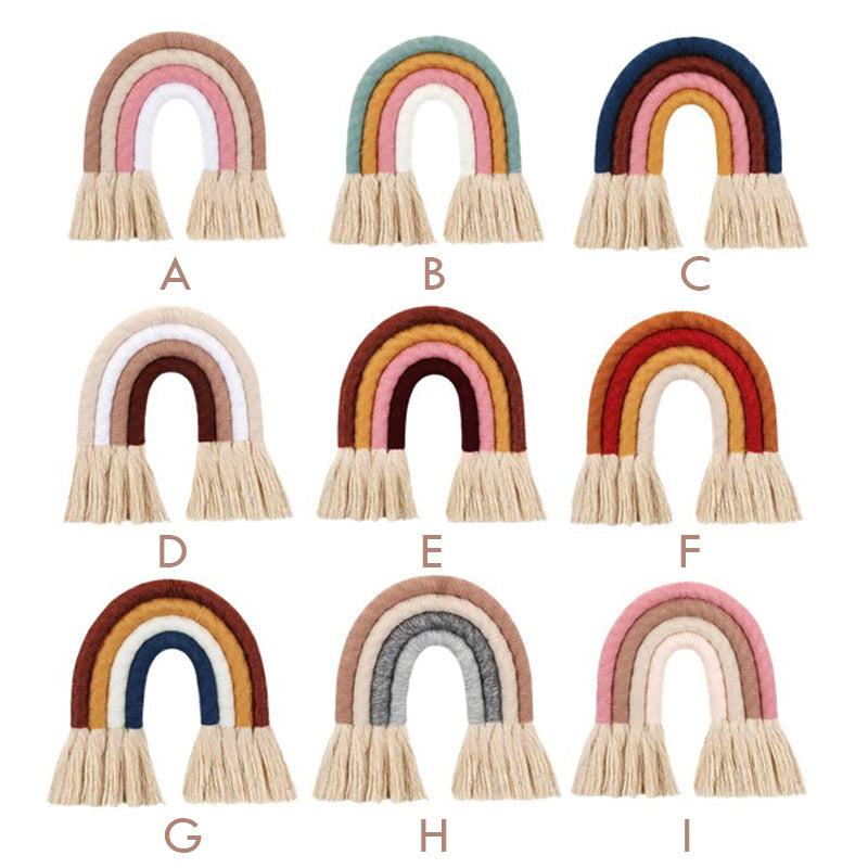 Macramé Rainbow Wall Hanging Décor - Starhauz.com