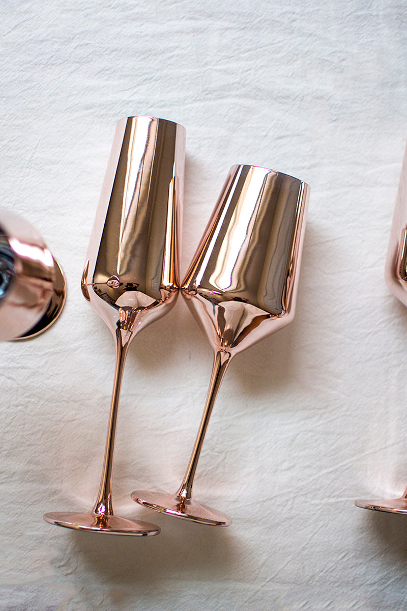 Rose Gold Goblet - Kitchen