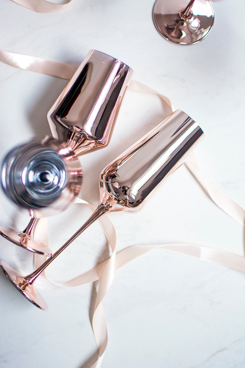 Rose Gold Goblet - Kitchen