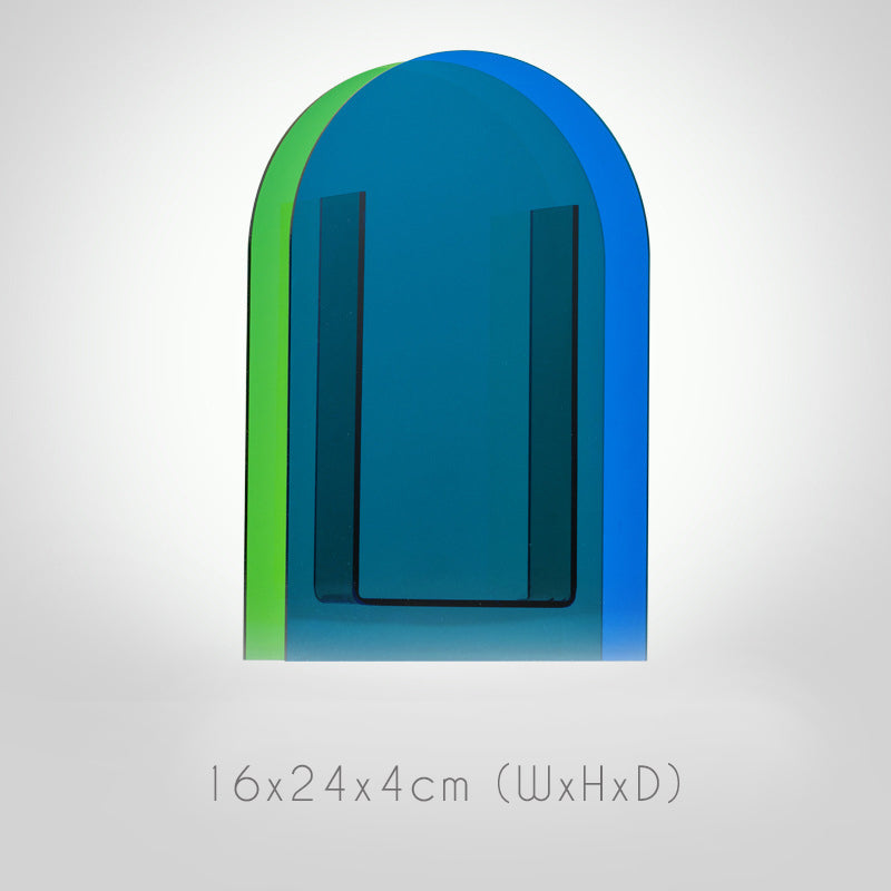 Colorful Acrylic Geometric Flower Vase - Starhauz.com