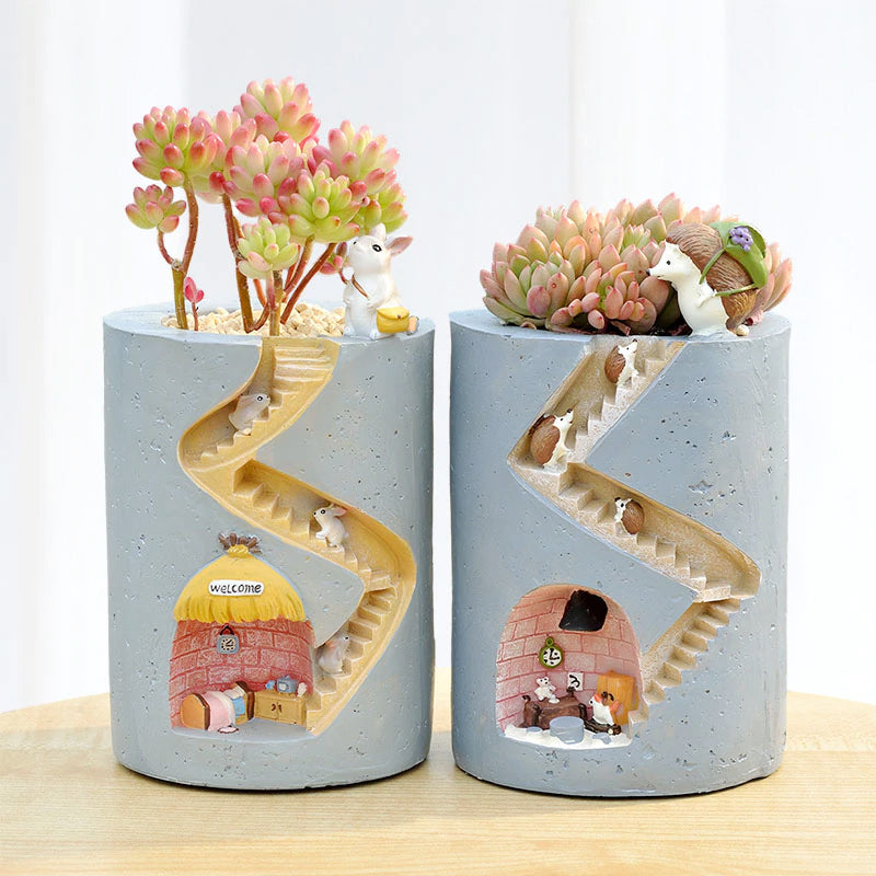 plant pot pet Animal Secret Home Cute Plant Pot – Starhauz.com