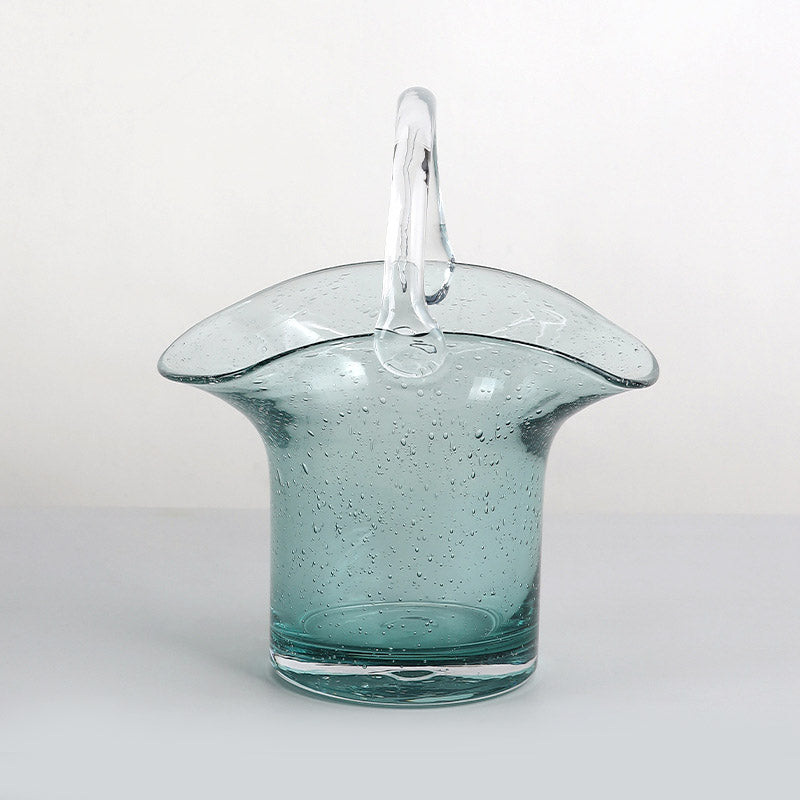 Basket-Bag Glass Vase - Starhauz.com