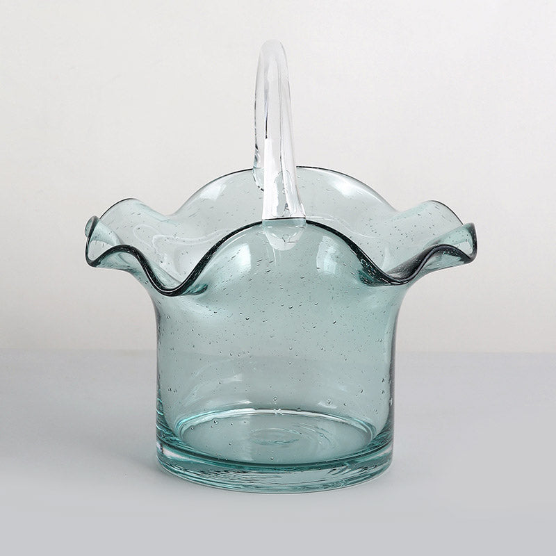 Basket-Bag Glass Vase - Starhauz.com