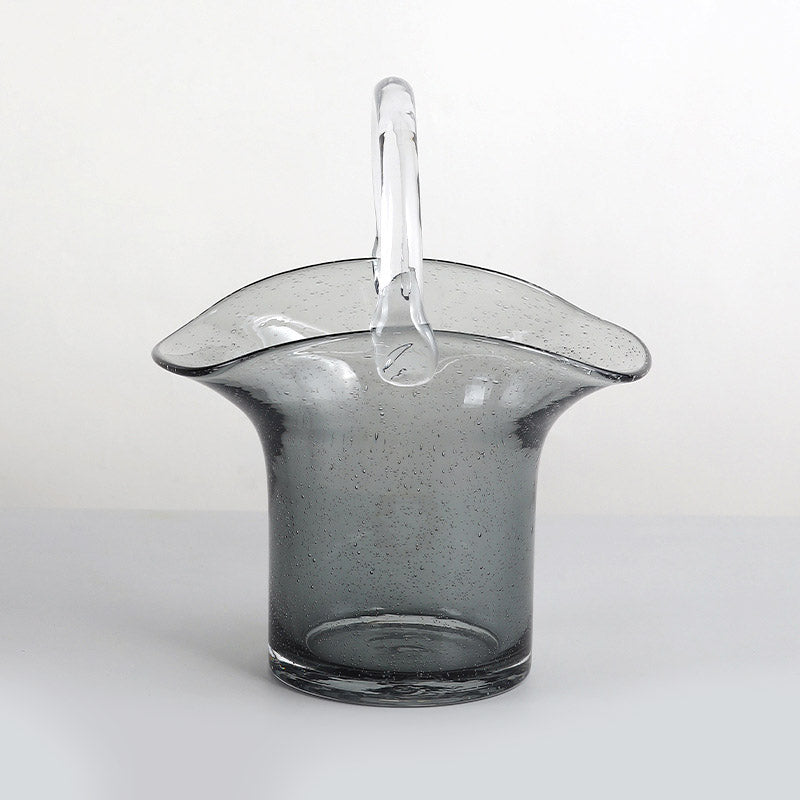 Basket-Bag Glass Vase - Starhauz.com