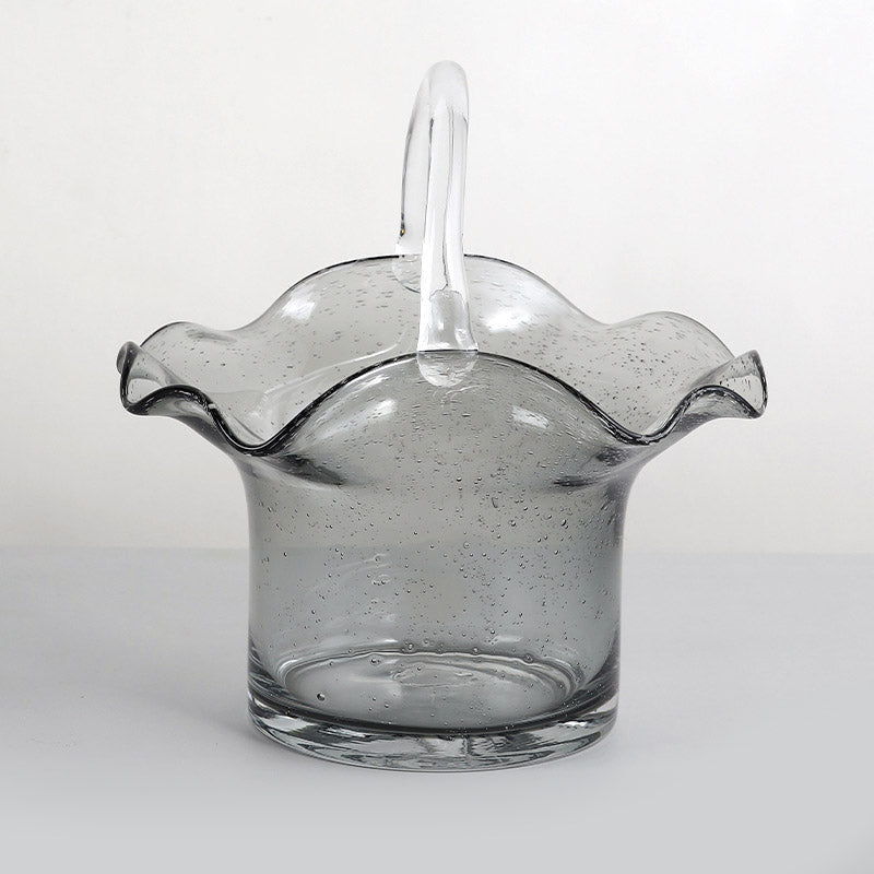 Basket-Bag Glass Vase - Starhauz.com