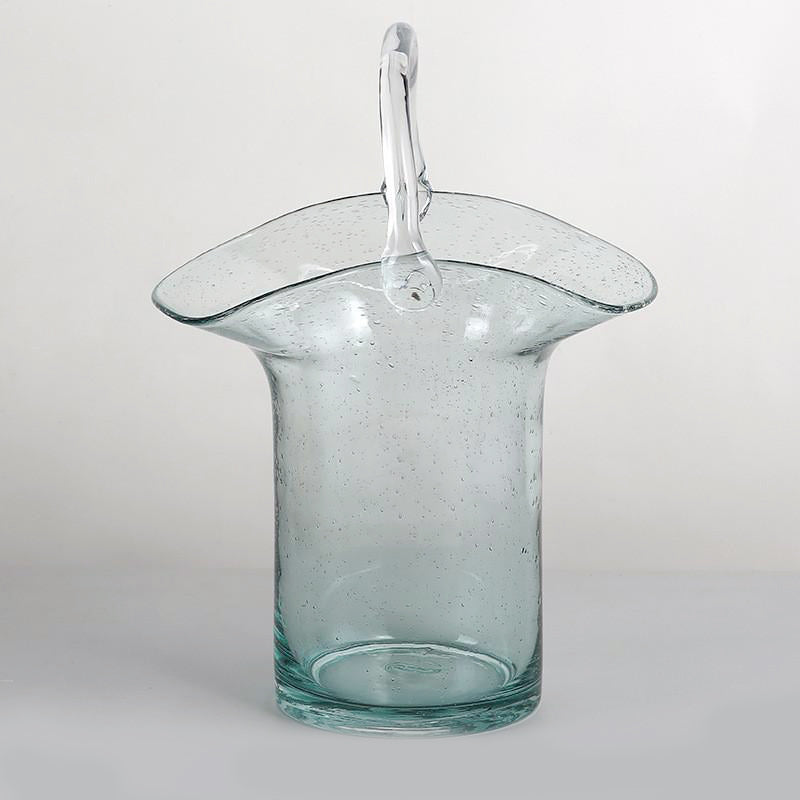 Basket-Bag Glass Vase - Starhauz.com