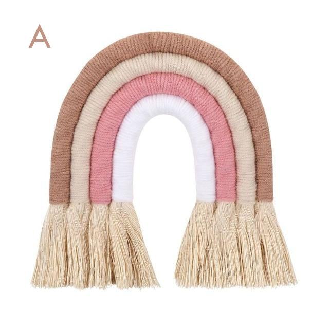 Macramé Rainbow Wall Hanging Décor - Starhauz.com