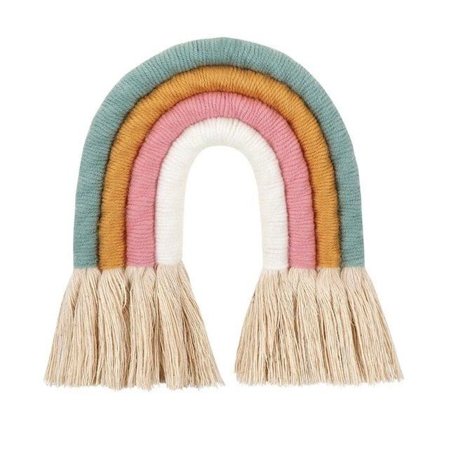 Macramé Rainbow Wall Hanging Décor - Starhauz.com