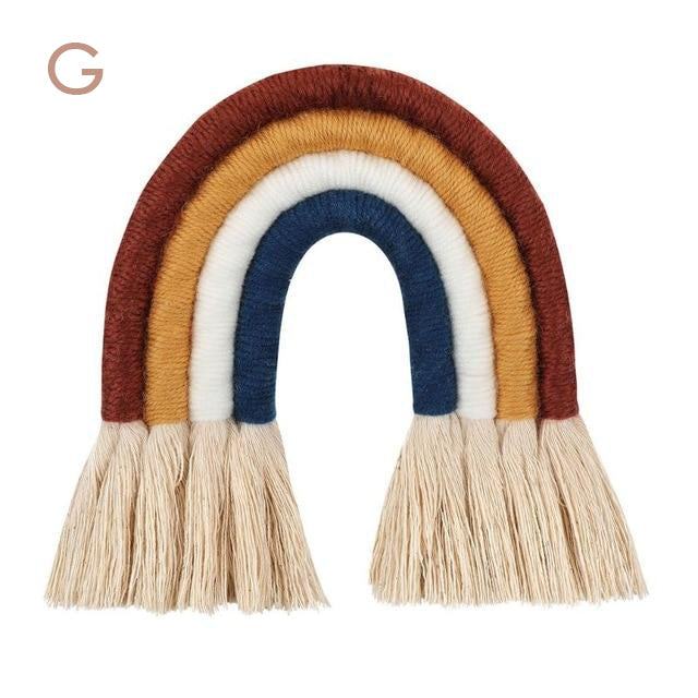 Macramé Rainbow Wall Hanging Décor - Starhauz.com