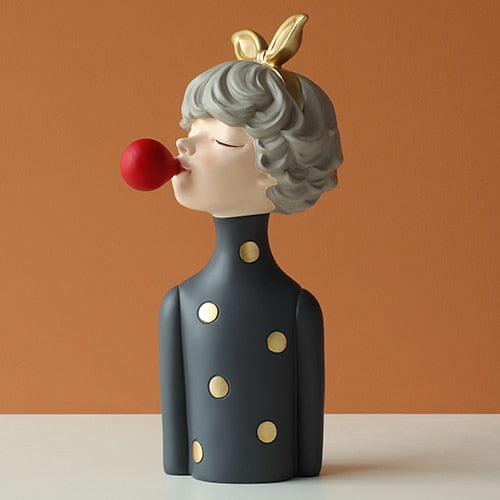 Mischievous Girl Sculpture Ornaments - Starhauz.com