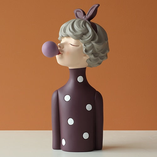Mischievous Girl Sculpture Ornaments - Starhauz.com