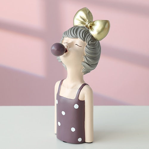Mischievous Girl Sculpture Ornaments - Starhauz.com