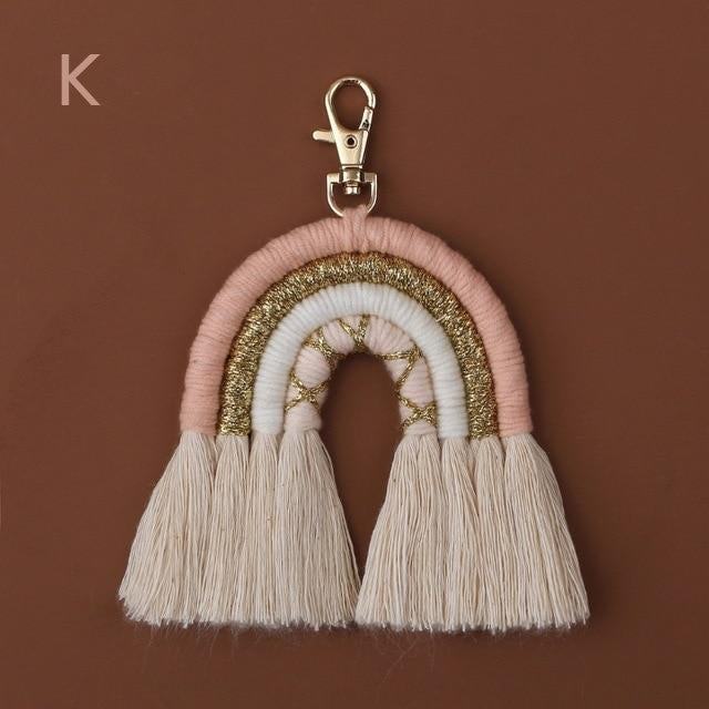 Macramé Rainbow Wall Hanging Décor - Starhauz.com