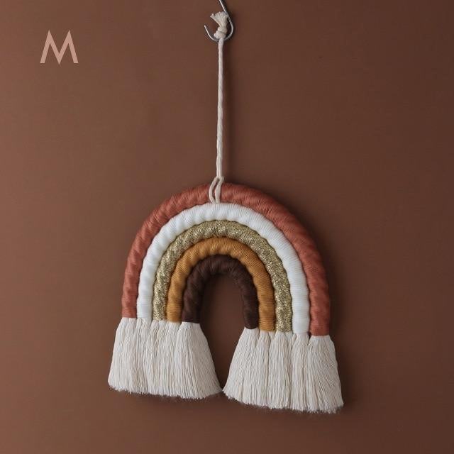 Macramé Rainbow Wall Hanging Décor - Starhauz.com