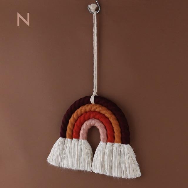Macramé Rainbow Wall Hanging Décor - Starhauz.com