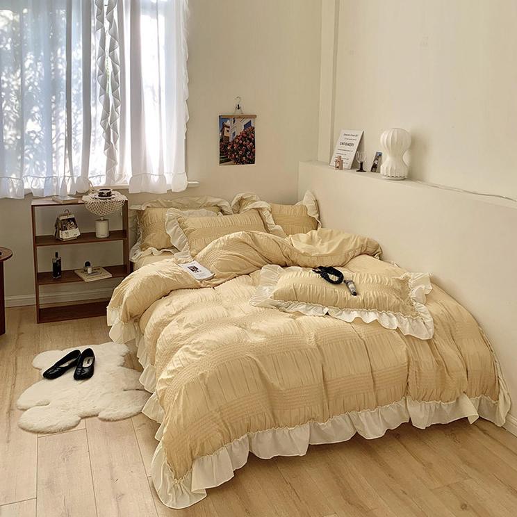 Princesscore Soft Ruffled Bedding Set - Bedding