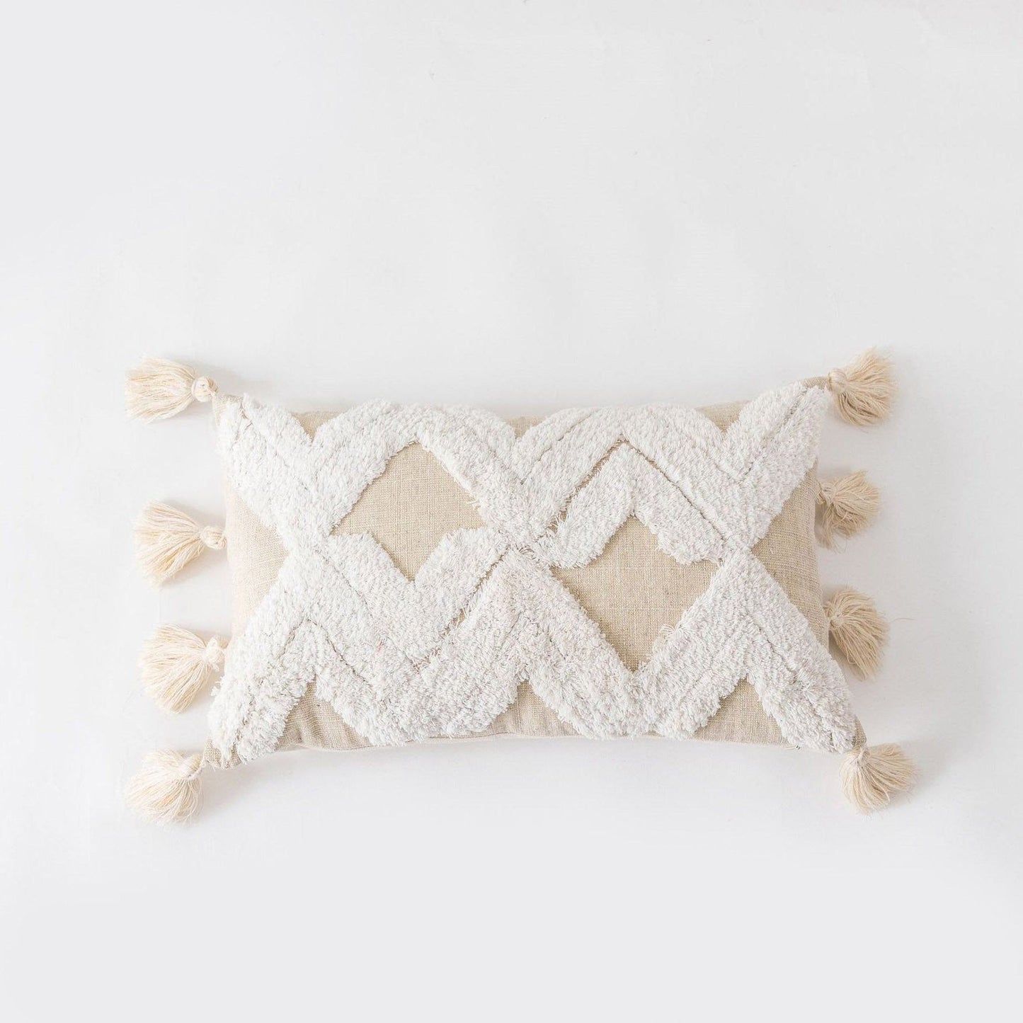 Bohemian Geometry Tufted Pillow - Starhauz.com