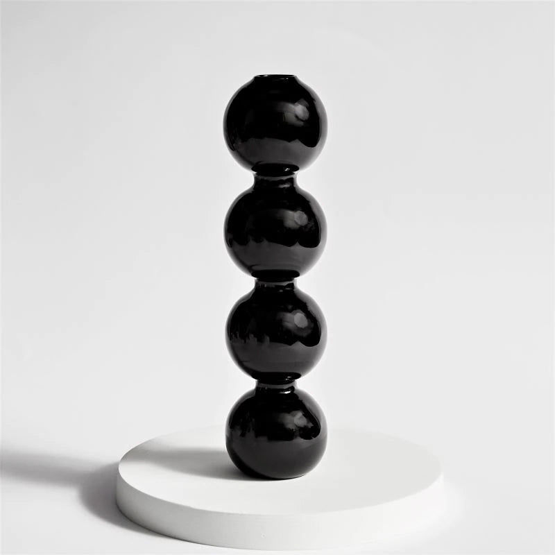 Retro Glass Spherical Colorful Vase - Starhauz.com