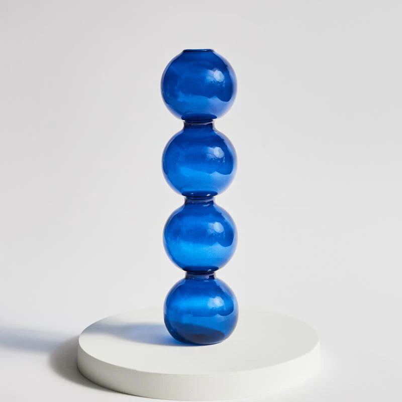 Retro Glass Spherical Colorful Vase - Starhauz.com
