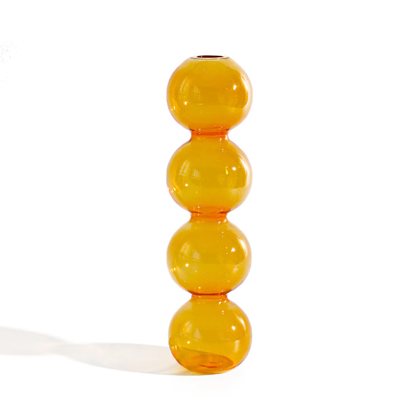 Retro Glass Spherical Colorful Vase - Starhauz.com