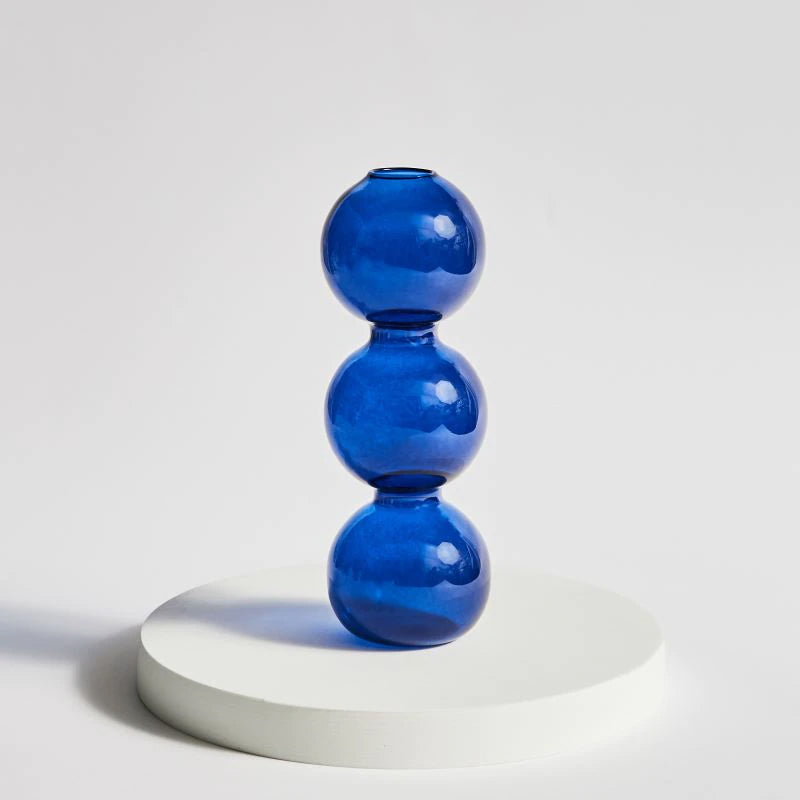 Retro Glass Spherical Colorful Vase - Starhauz.com