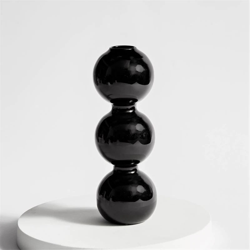 Retro Glass Spherical Colorful Vase - Starhauz.com