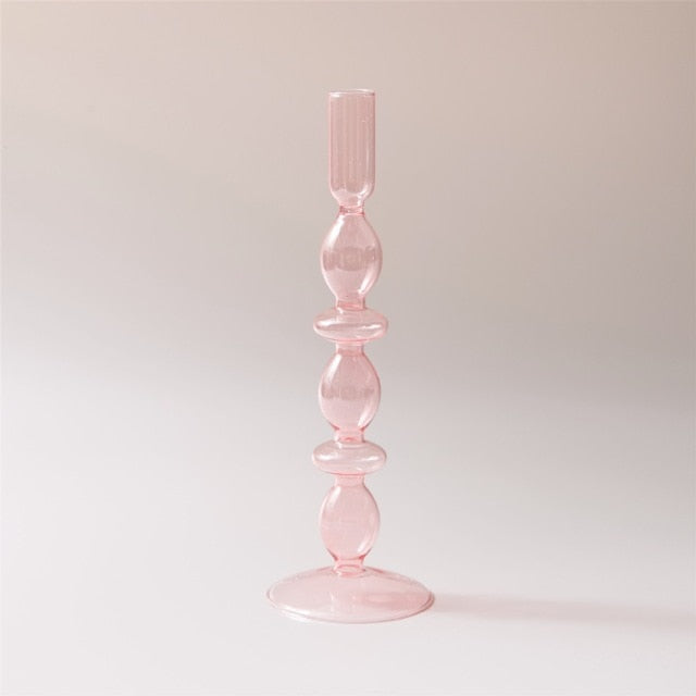 Danish Pastel Colorful Layered Candle Stick - Starhauz.com