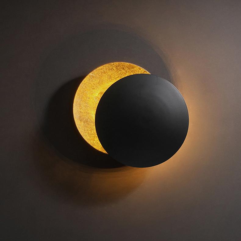 Creative Rotatable Moon Phase Wall Lamp - Lighting