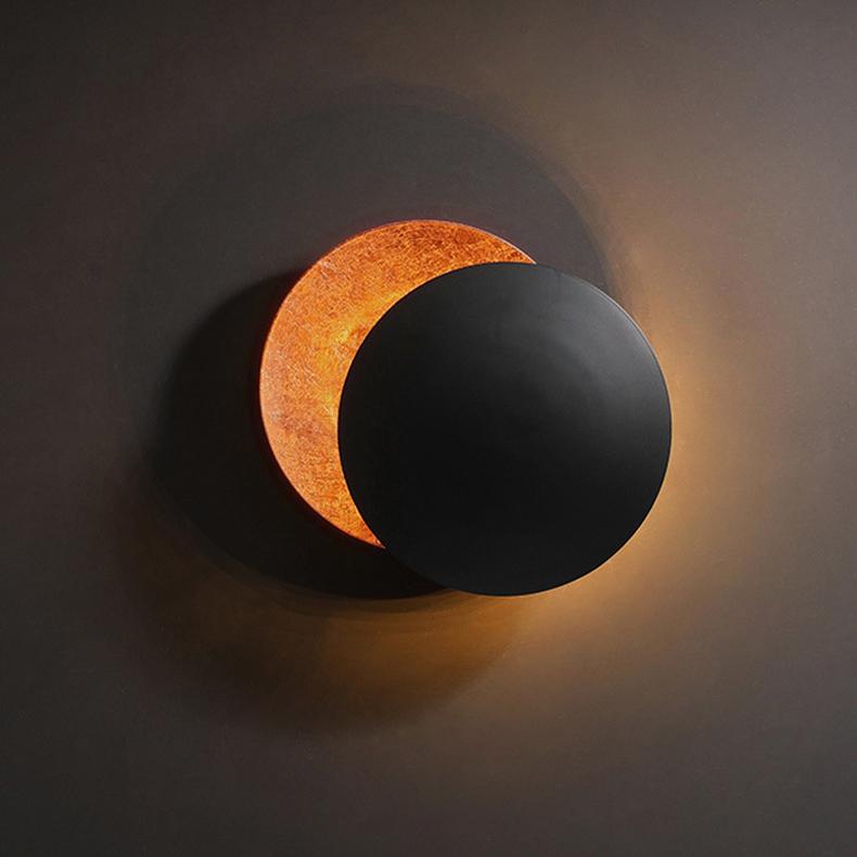 Creative Rotatable Moon Phase Wall Lamp - Lighting