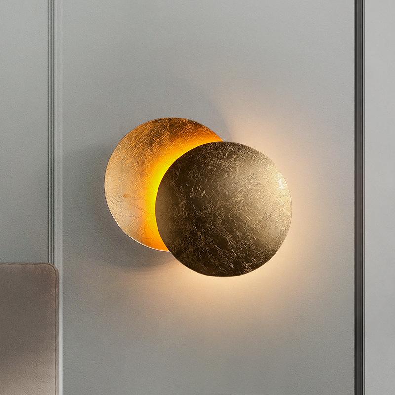 Creative Rotatable Moon Phase Wall Lamp - Lighting