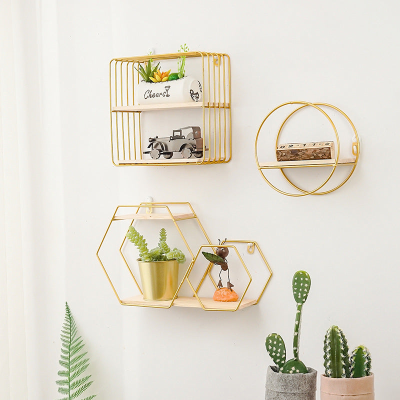 Elegant Geometry Wall Shelf - Starhauz.com