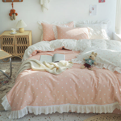 Princess Heart Bed Sheet Set - Starhauz.com