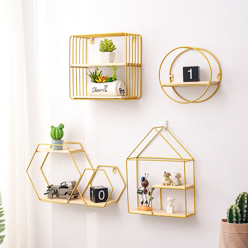 Elegant Geometry Wall Shelf - Starhauz.com