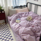 Violet Charm Mixed Pattern Bedding Set - Bedding