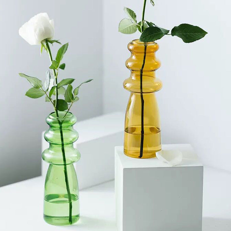 Candy Color Threaded Shaped Vase - Starhauz.com