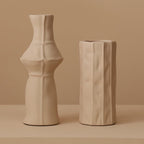 Morandi Color Stitched Ceramic Vase - Starhauz.com