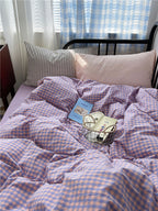 Violet Charm Mixed Pattern Bedding Set - Bedding