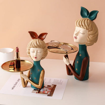 Creative Tray Girl Cute Ornaments - Starhauz.com