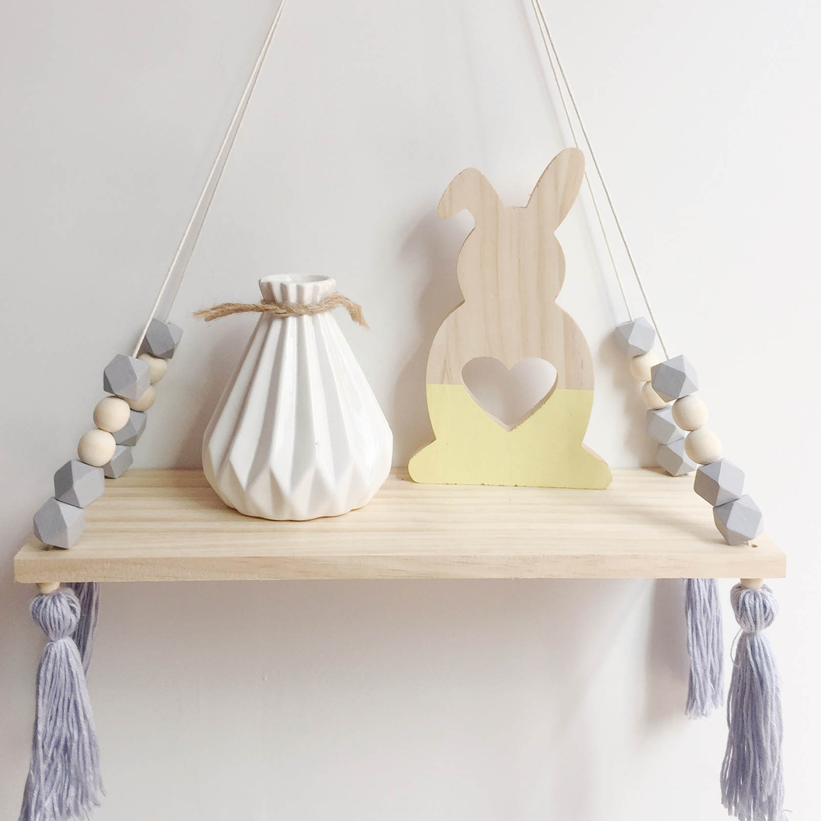 Colorful Beads Tassel Wall Shelf - Starhauz.com