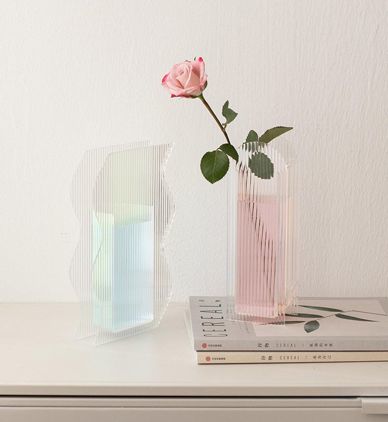 Mystery Shadow Flower Acrylic Vase - Starhauz.com